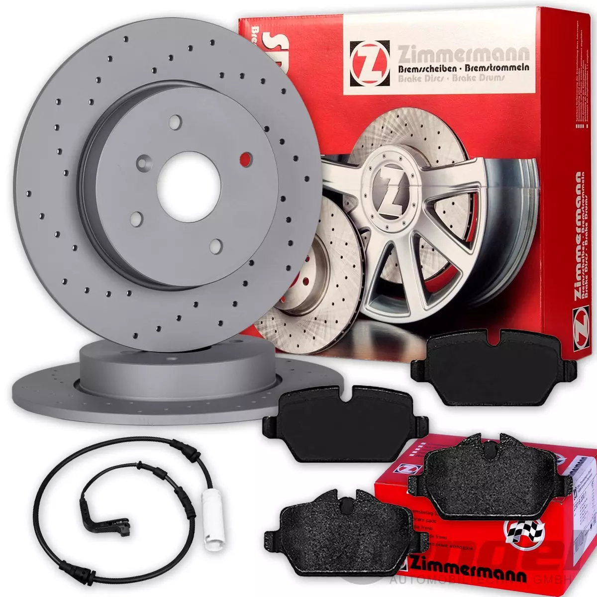 Гальмівні диски та колодки Zimmermann для Mercedes E-Class W212 Гальмівні диски та колодки Zimmermann для Mercedes E-Class W212