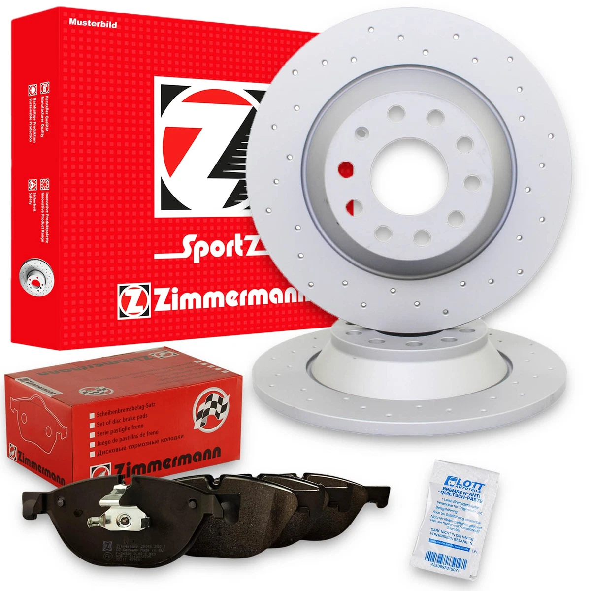 Гальмівні колодки та диски Zimmermann для VOLVO V90 II Kombi (235, 236) Гальмівні колодки та диски Zimmermann для VOLVO V90 II Kombi (235, 236)