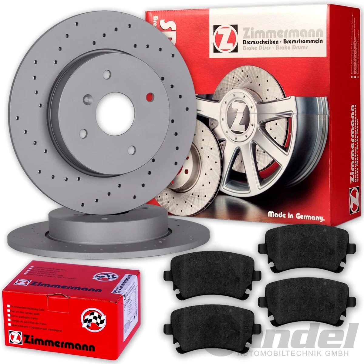 Гальмівні диски та колодки Zimmermann для LAND ROVER FREELANDER 2 (L359) Гальмівні диски та колодки Zimmermann для LAND ROVER FREELANDER 2 (L359)