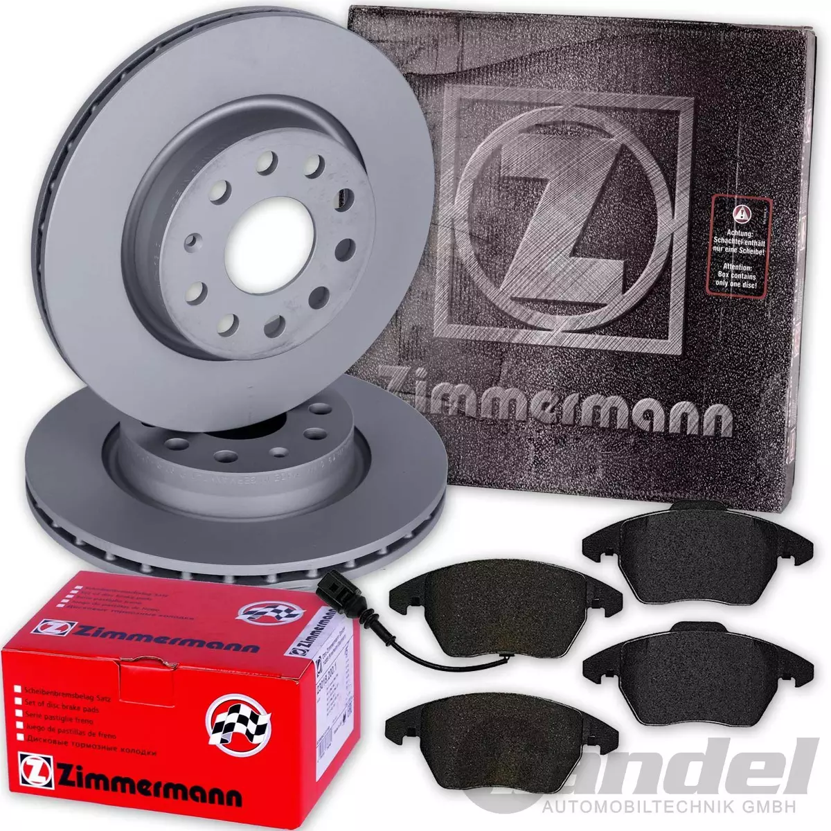 Гальмівні колодки та диски Zimmermann для AUDI A8 (4E2, 4E8) S8 quattro Гальмівні колодки та диски Zimmermann для AUDI A8 (4E2, 4E8) S8 quattro