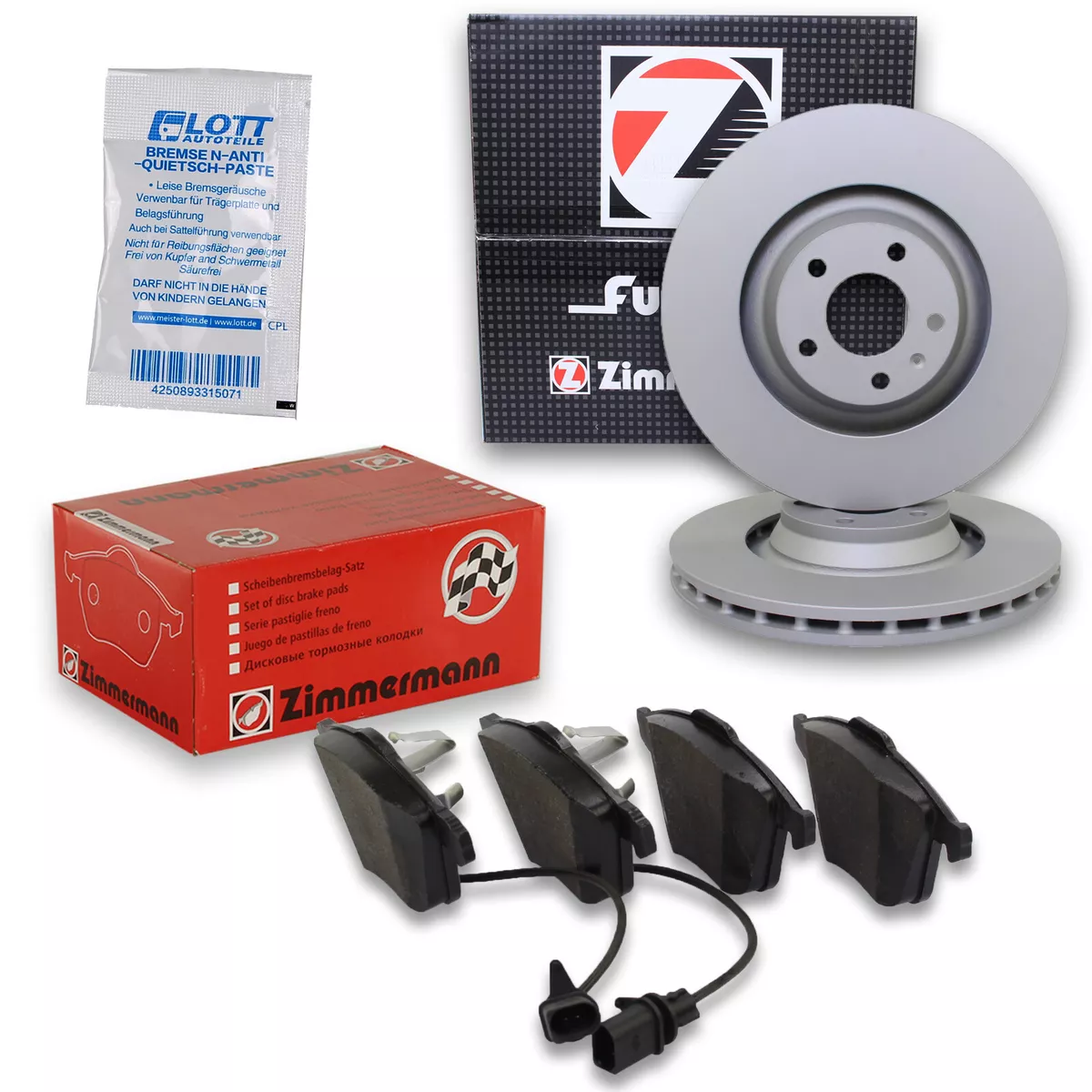 Гальмівні диски та колодки Zimmermann для VW Polo: безпека та якість Гальмівні диски та колодки Zimmermann для VW Polo: безпека та якість