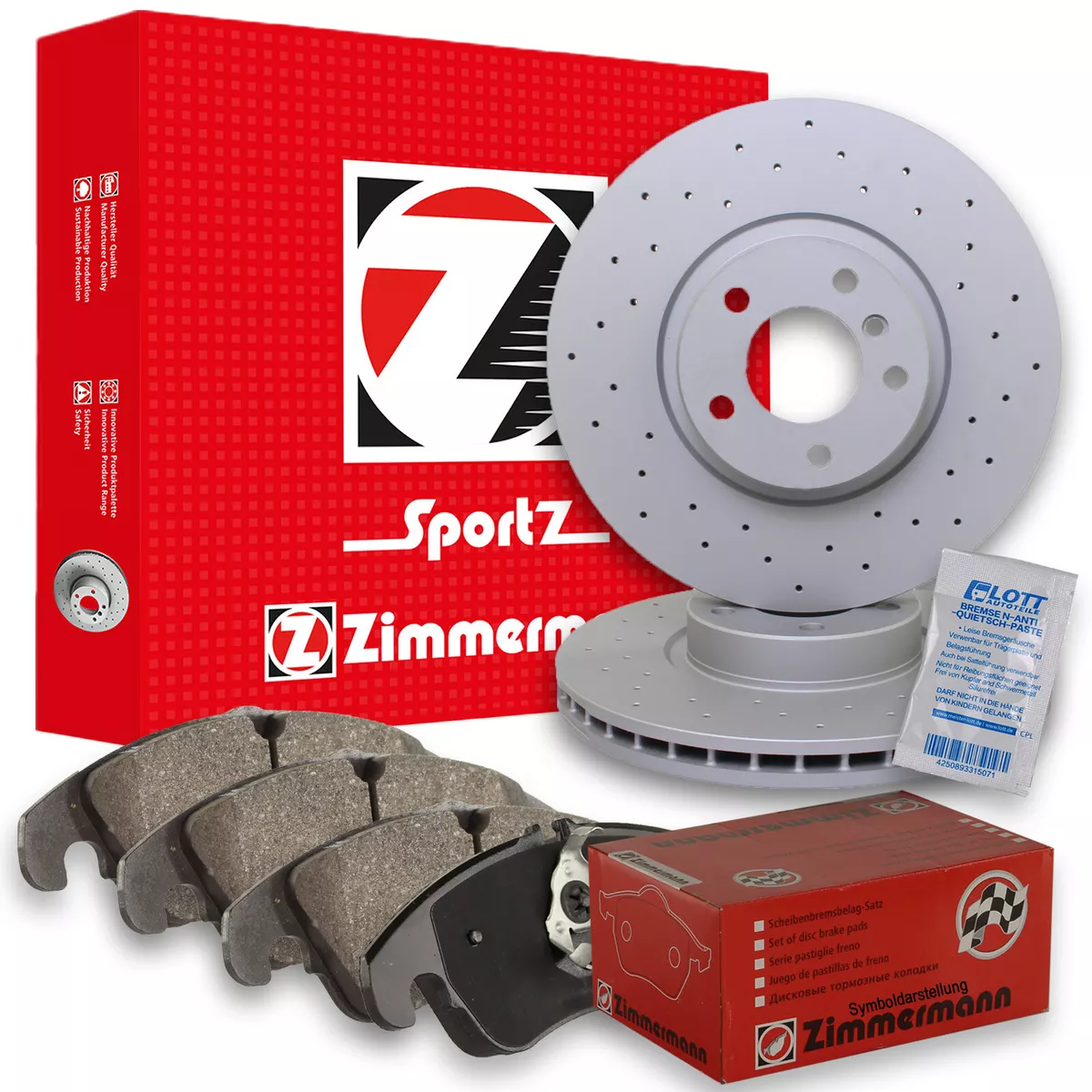 Zimmermann гальмівні диски і колодки для LAND ROVER RANGE ROVER EVOQUE (L551) Zimmermann гальмівні диски і колодки для LAND ROVER RANGE ROVER EVOQUE (L551)