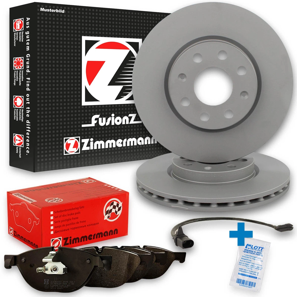 Гальмівні диски та колодки Zimmermann для BMW 5 (F10) – безпека та якість Гальмівні диски та колодки Zimmermann для BMW 5 (F10) – безпека та якість