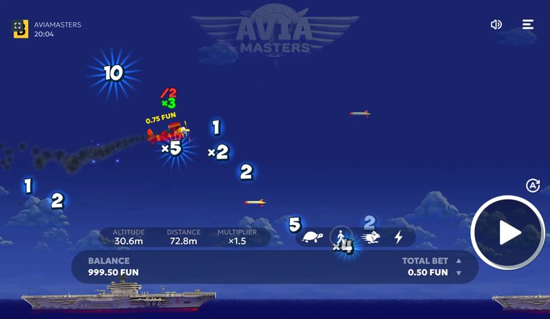 Avia masters spiel, avia masters plane game