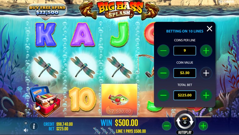 Discover big bass splash